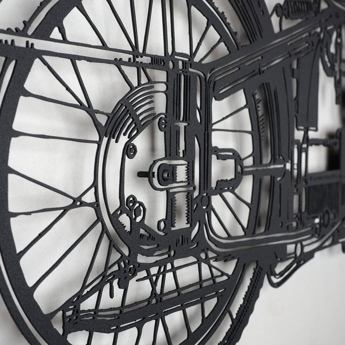 Wallity Cafe Racer - APT222LS Accesorio de Pared de Metal Decorativo Negro